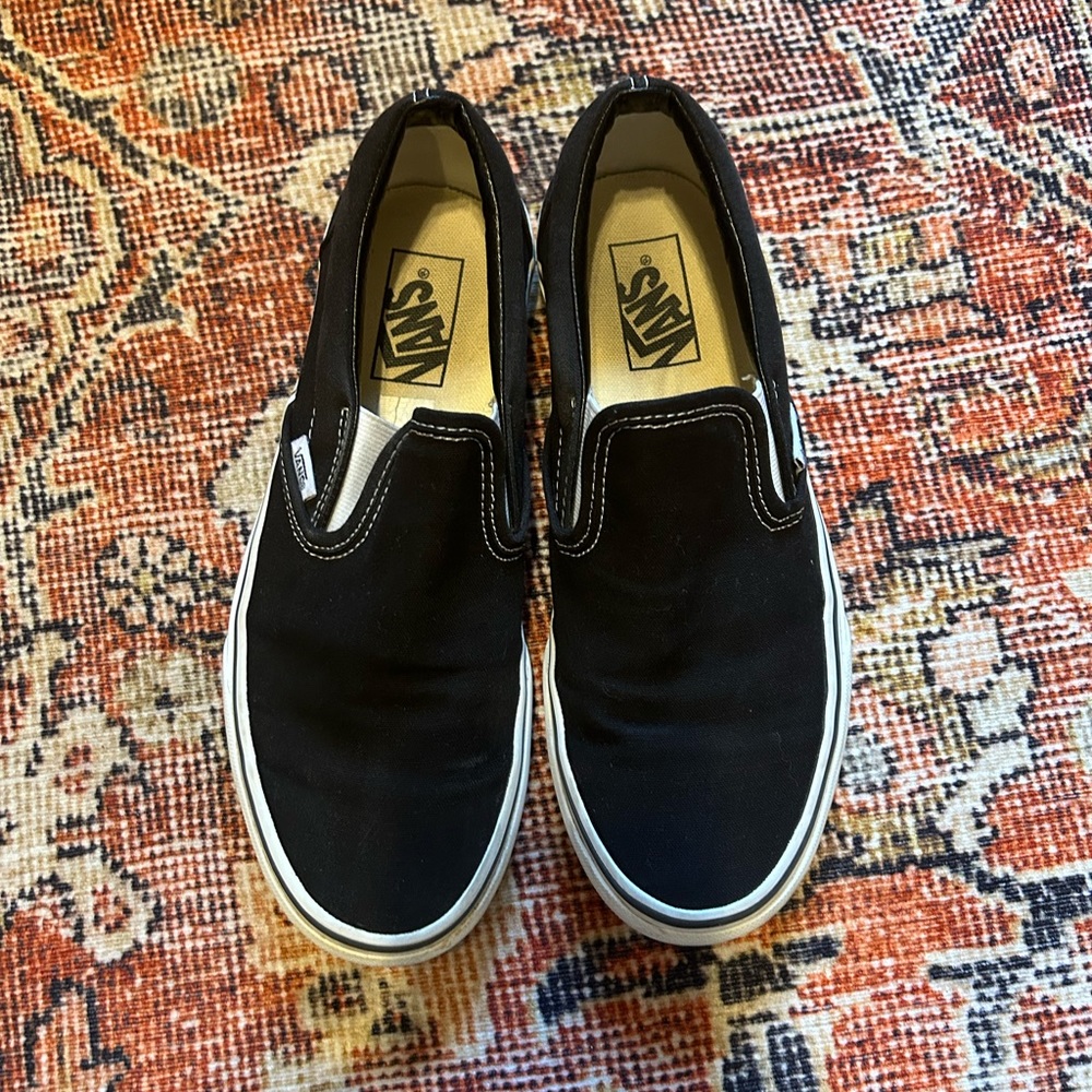 Vans slip-on canvas shoe, women’s 8.5
